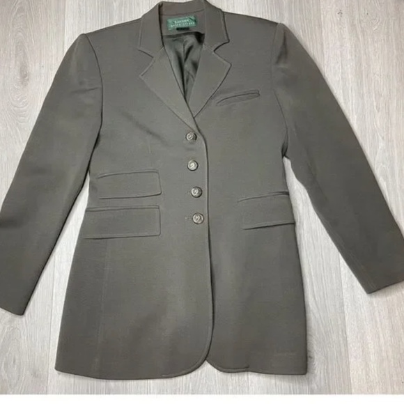 Ralph Lauren‎ Blazer, Womens Fitted Equestrian Wool Blazer, Size 4 - Picture 4 of 16